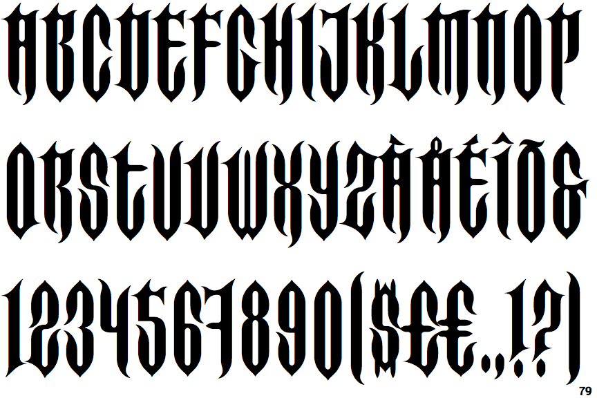 Identifont FF Imperial Spike