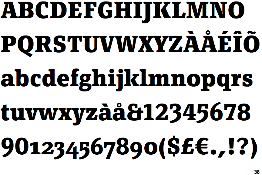Identifont FF Page Serif Bold