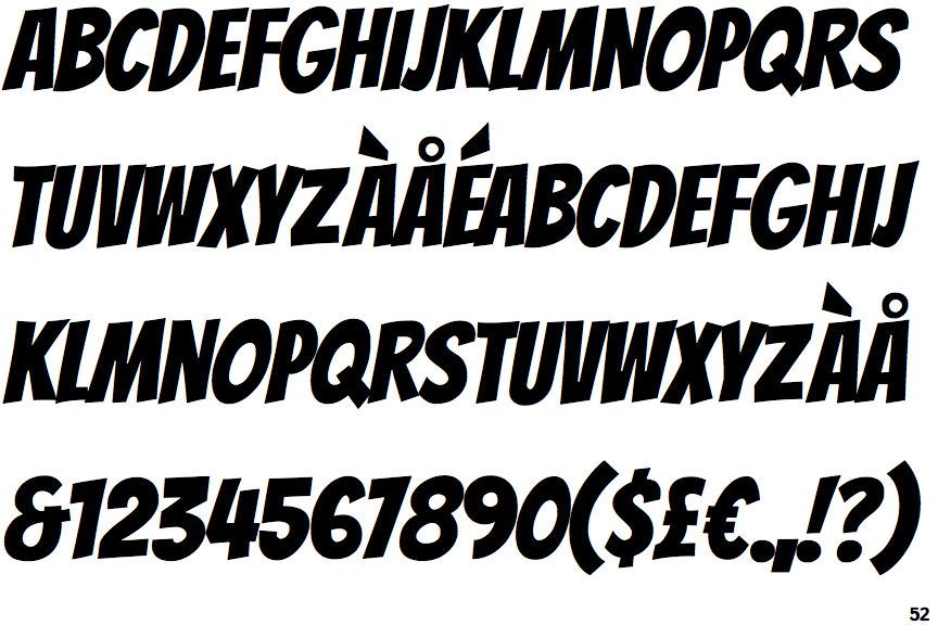 Identifont Bangers