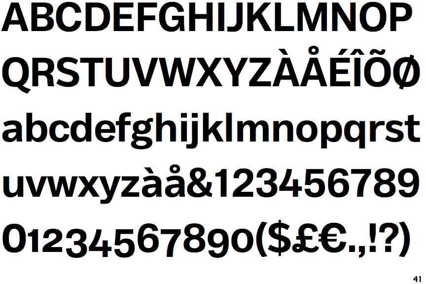 Identifont Body Text Bold