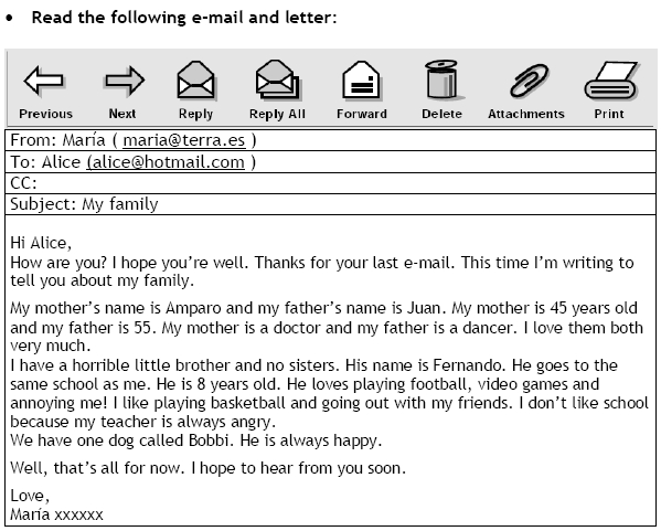 Como redactar emails y cartas informales en INGLES