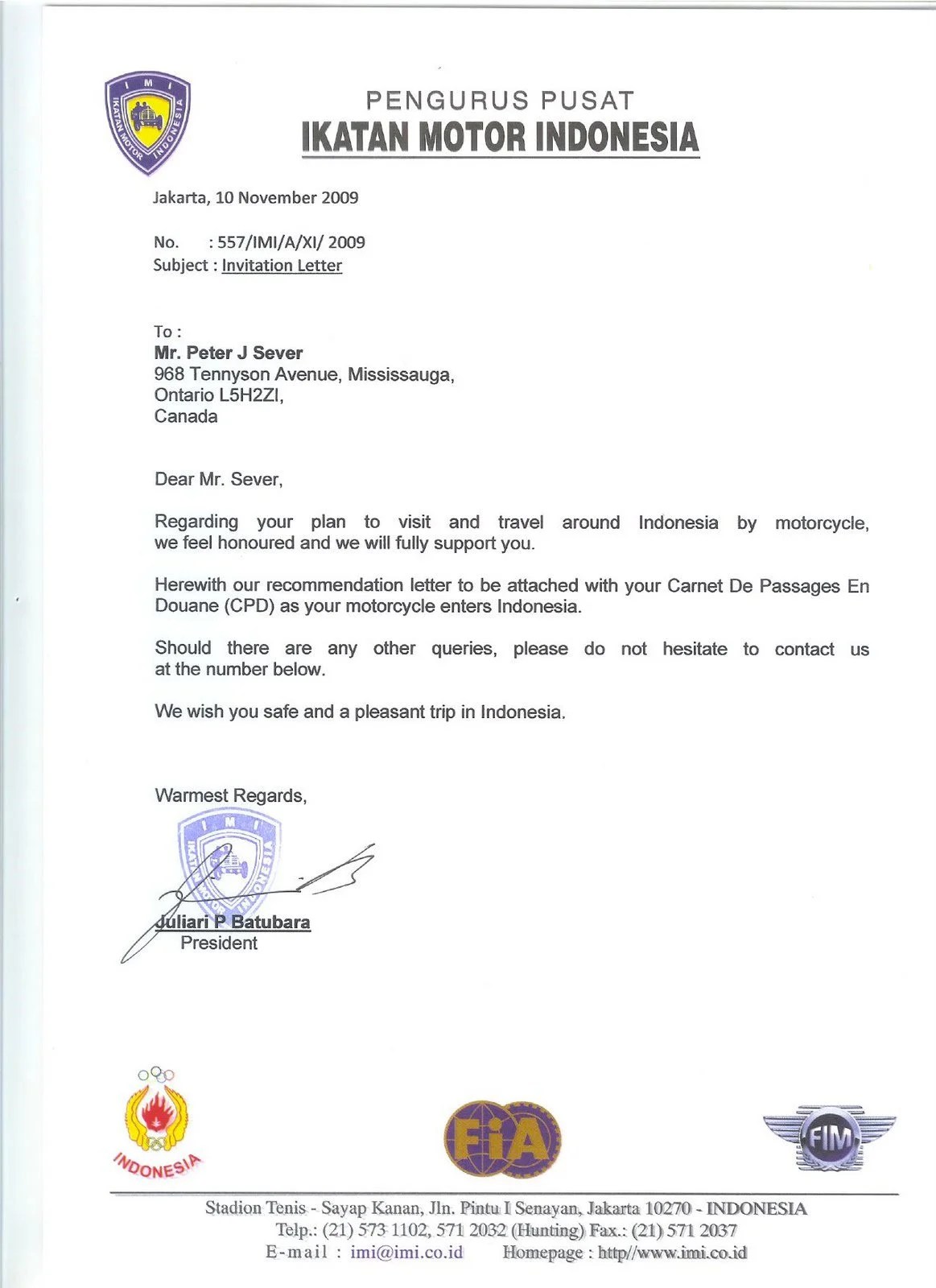 Invitation Letter For Us Visa To Attend A Wedding