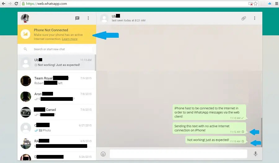 How To Set Up and Use WhatsApp Web Client For iPhone