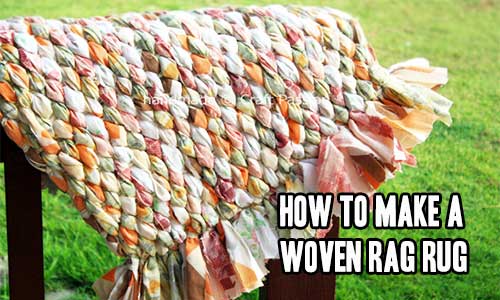 How To Make A Woven Rag Rug iSeeiDoiMake