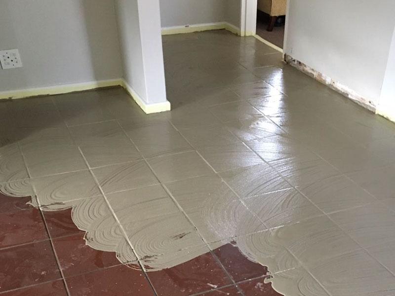 LEVELiTe applied over ceramic tiles iTe