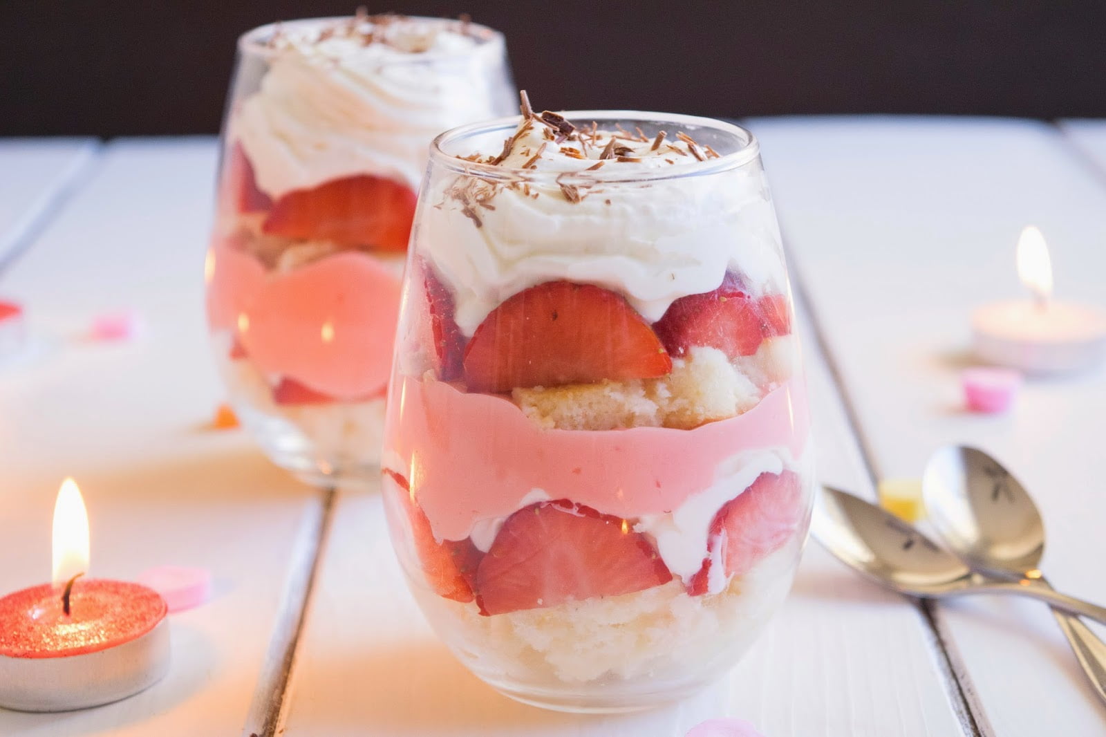 Valentine's Day English Custard Trifle for Two ⋆ Its Yummi