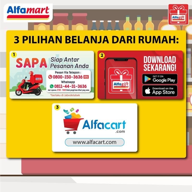 Daftar Supermarket di Jakarta yang bisa Delivery