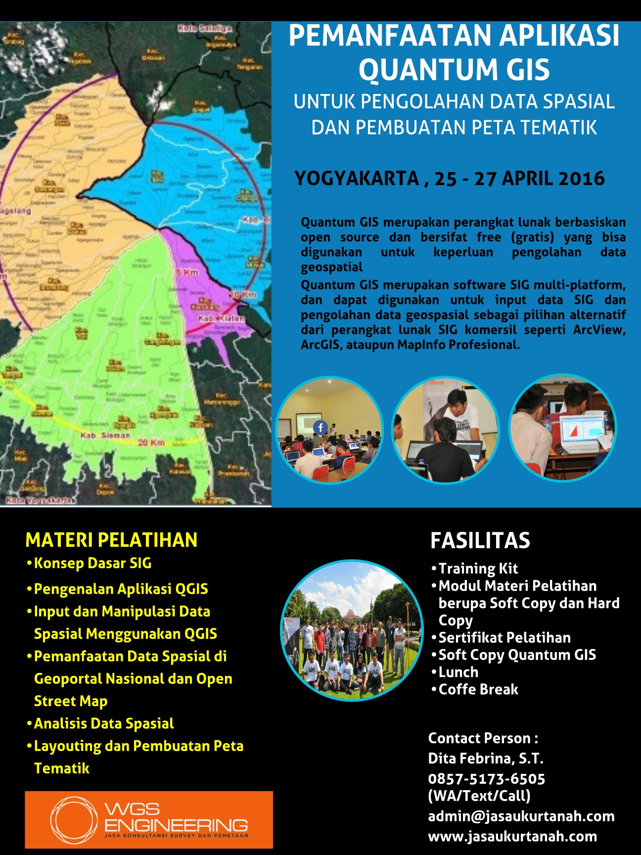 Pelatihan Pemanfaatan Aplikasi Quantum GIS