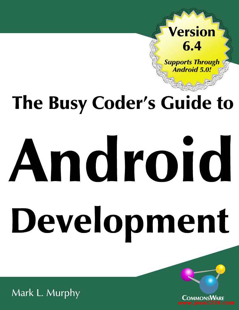 《The busy coder's guide to Android developmentv6.4》PDF 下