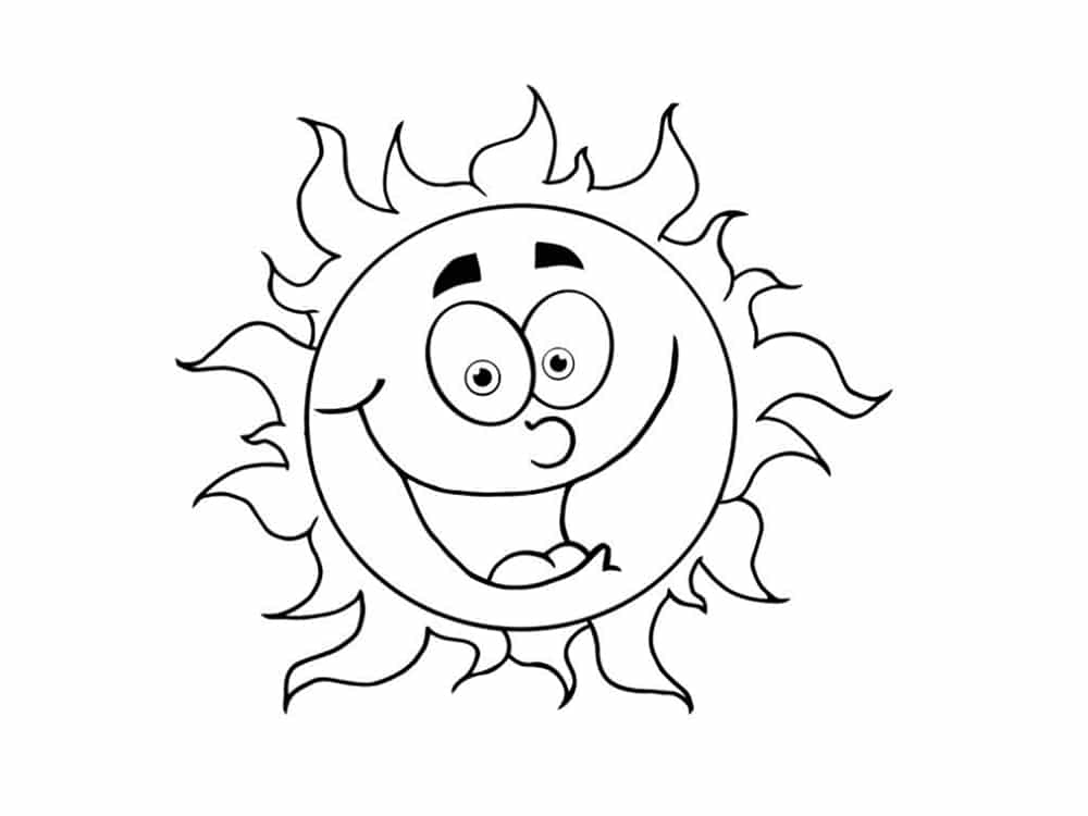 Coloriage soleil 20 modèles à imprimer