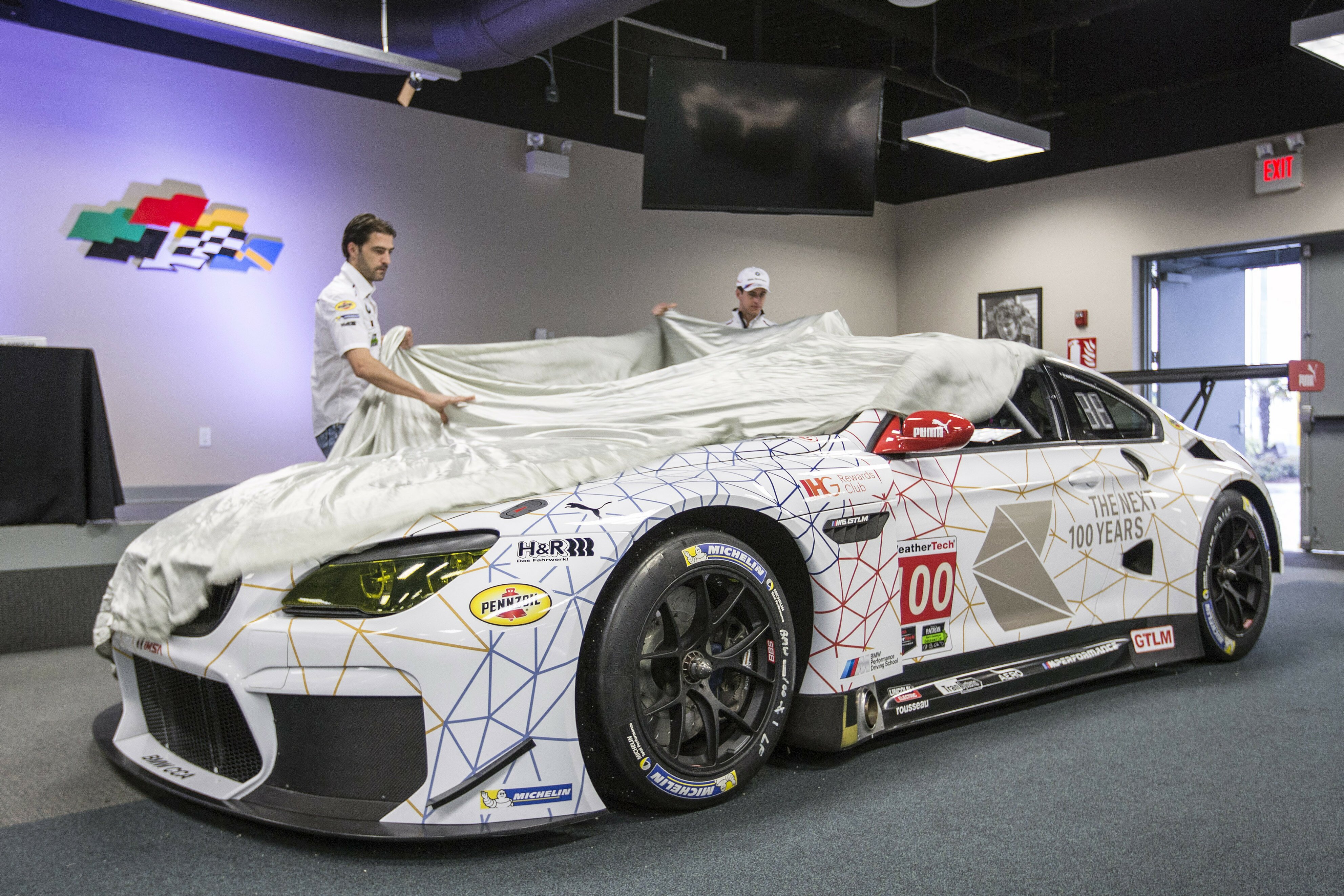 BMW Team RLL reveals 100th anniversary livery for the BMW
