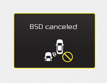 Kia Cee'd - Warning Message - Bsd (Blind Spot Detection) / Lca (Lane Change Assist)