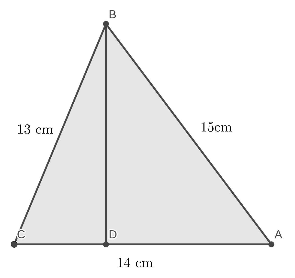 Menghitung Tinggi Segitiga Sembarang dengan Rumus Pythagoras