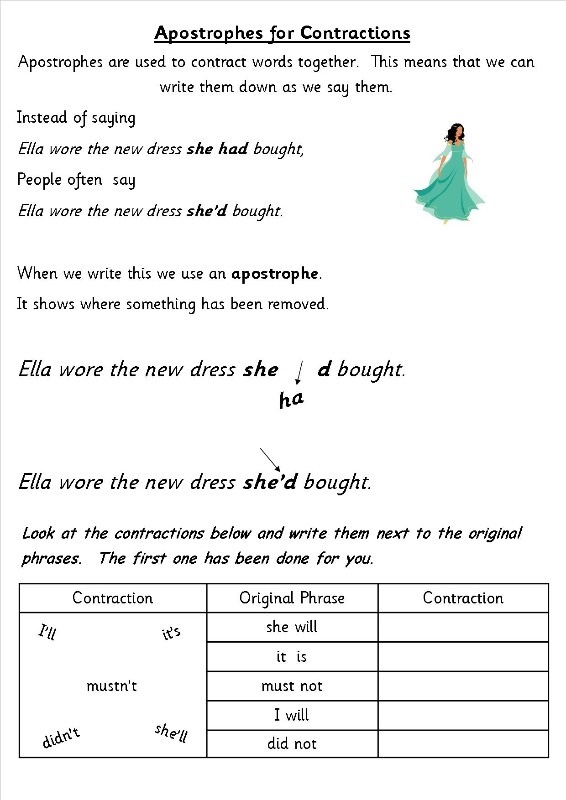 KS2 English Worksheets Learning Printable