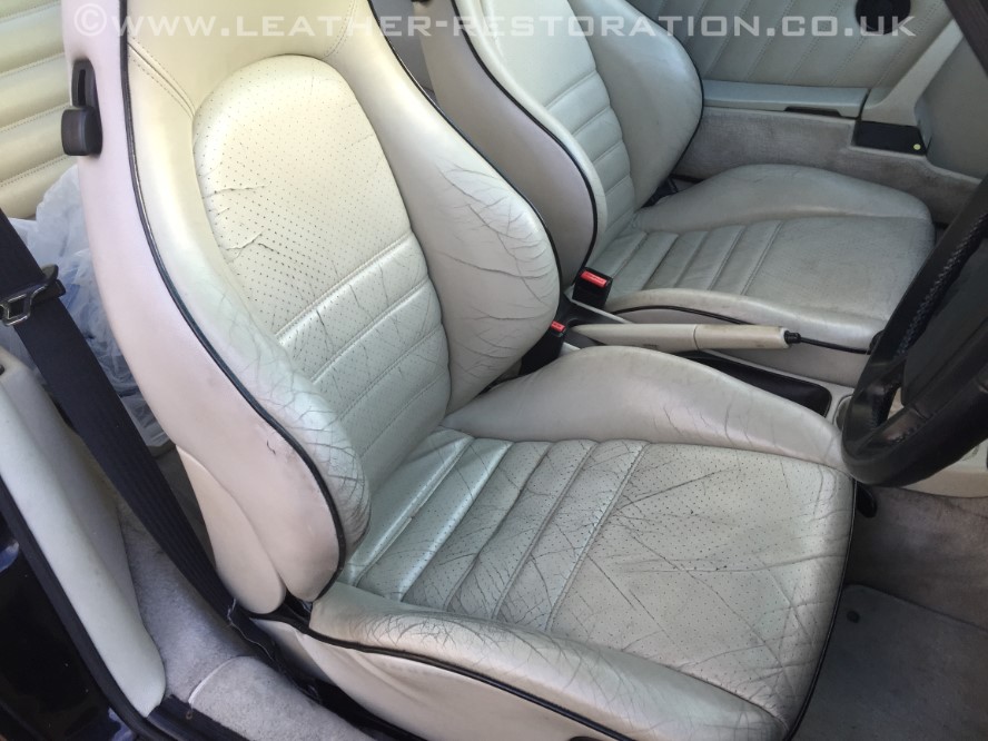 Leather Restoration Porsche 911(964) 1989 Full