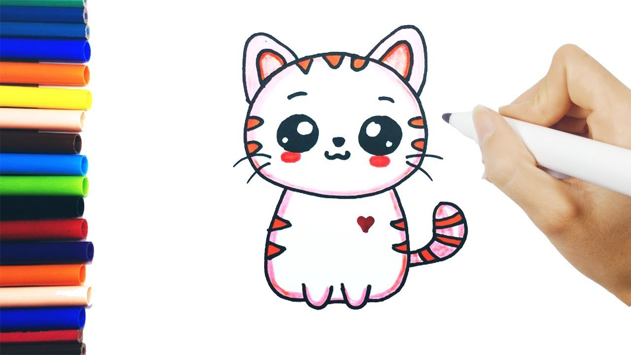 dessin chat facile Les dessins et coloriage