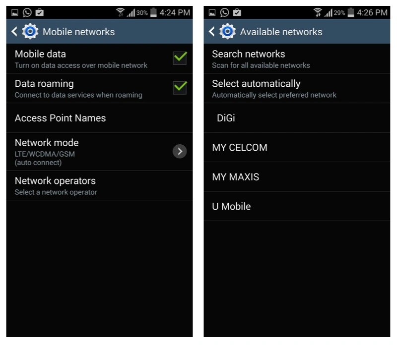 Unlimited Data Roaming with Malaysian Postpaid Telcos