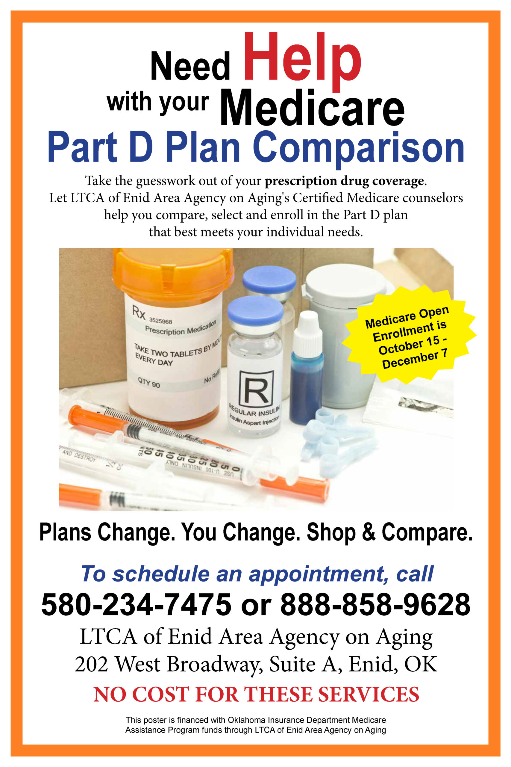 MEDICARE OPEN ENROLLMENT 2021 October 15 thru December 7