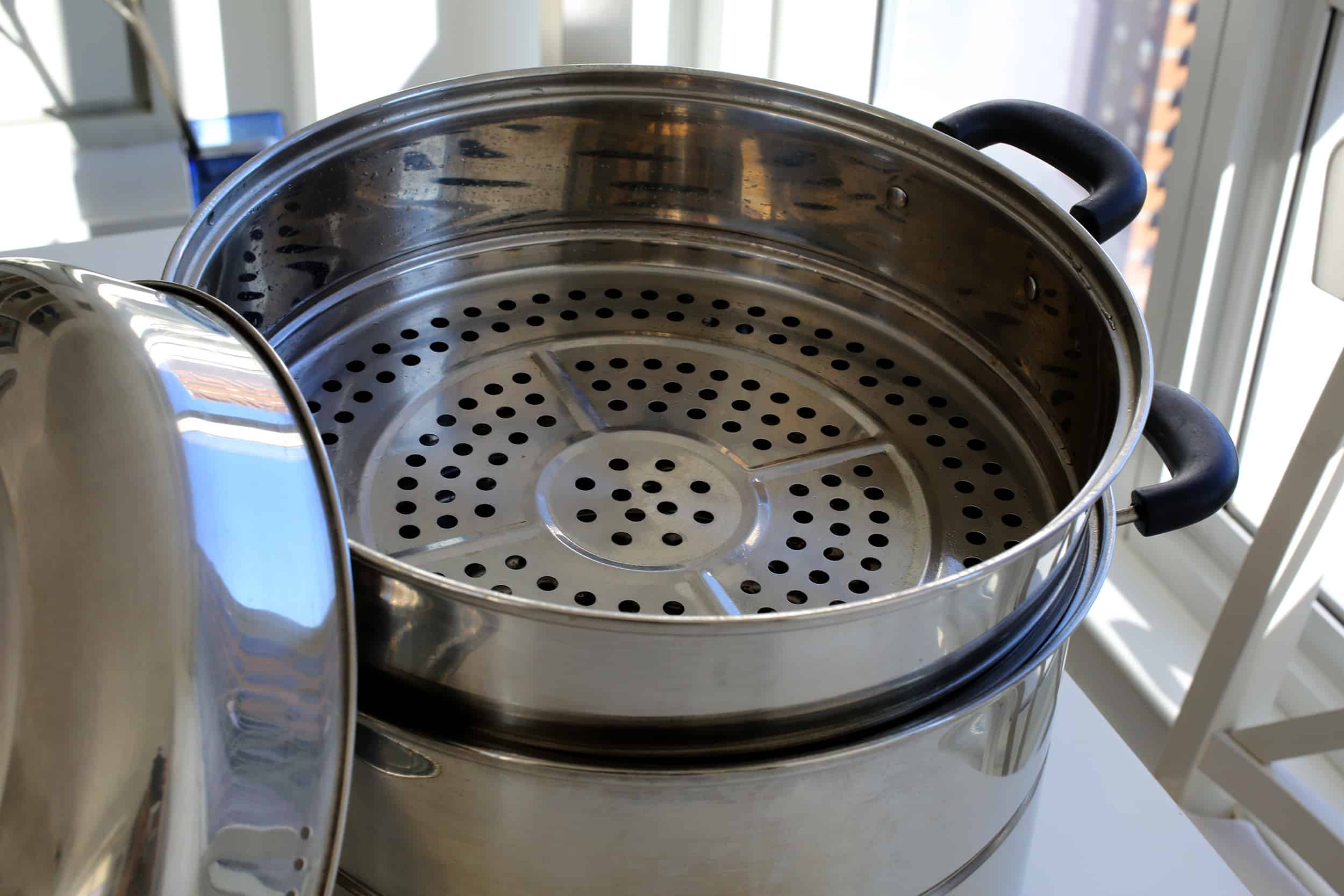 Korean cooking kitchenware Stainless steel steamer