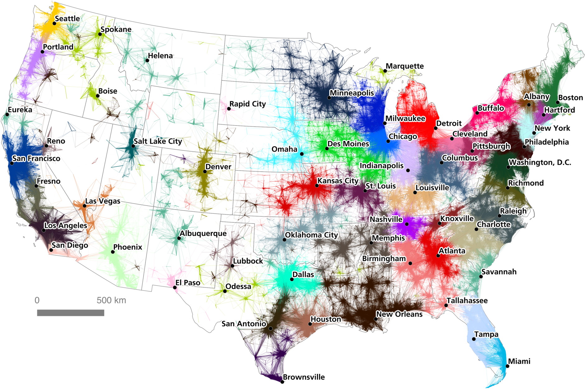 Geographical Map of USA USA Geographical Map