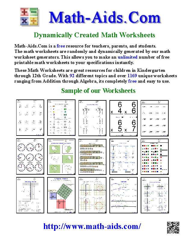 About Us Page Create Math Worksheets