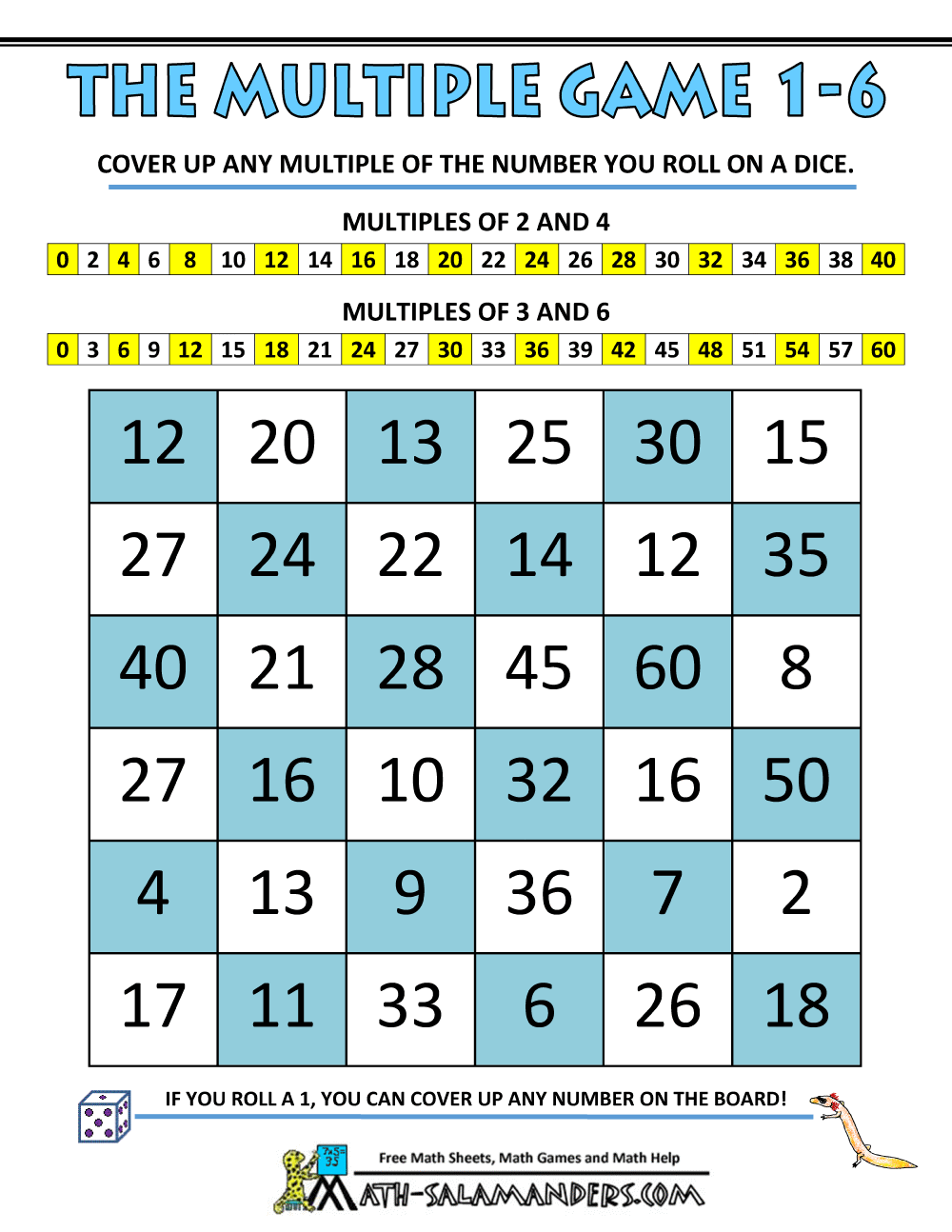 Math Multiples Coloring Worksheets percent discount