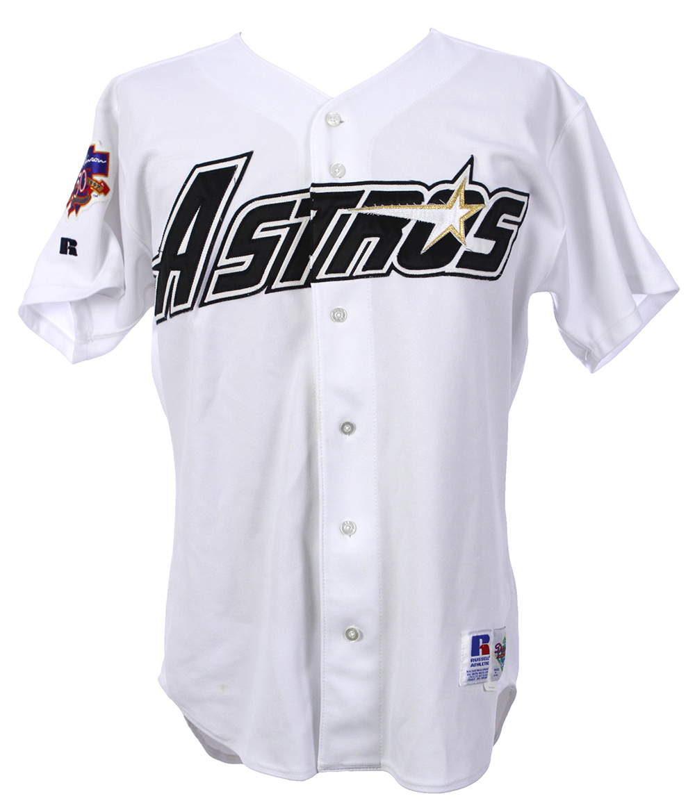 Lot Detail 1997 Jeff Bagwell Houston Astros Game Worn Home Jersey