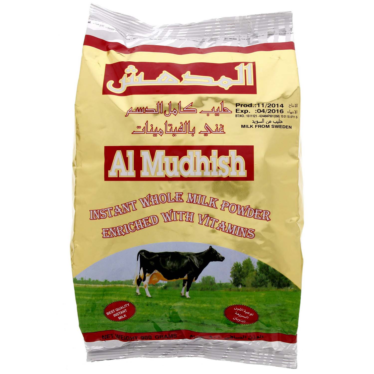 Al Mudhish Instant Whole Milk Powder 900 gm MercatCo