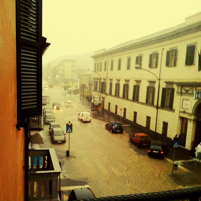 Allerta Meteo nell'Alessandrino a Novi Ligure "situazione critica