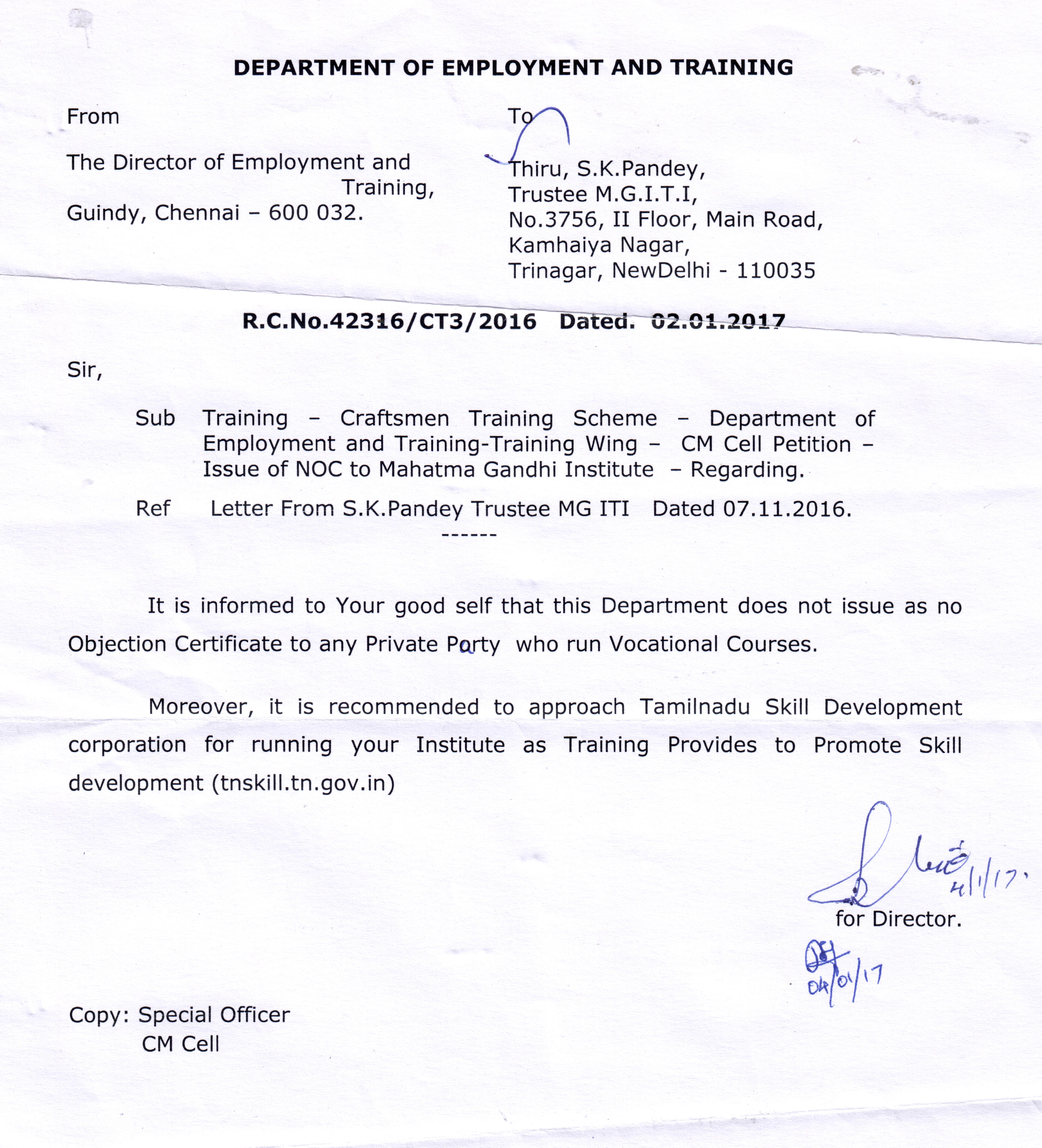 Letter Of Self Notification certify letter