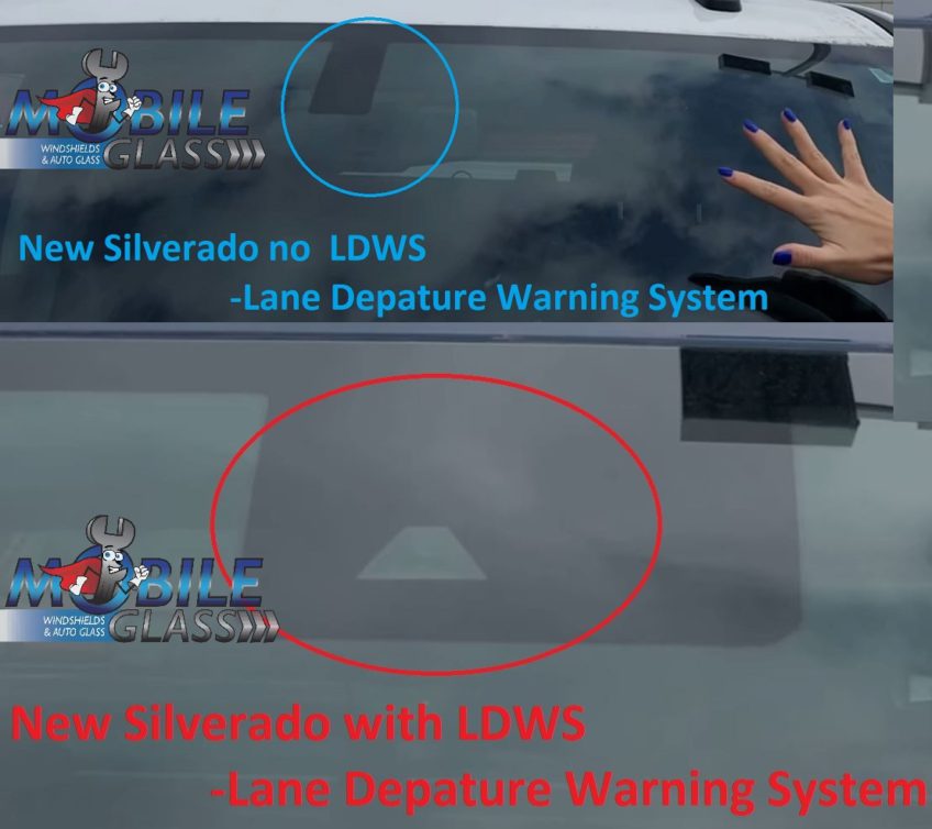 2014-2018 Chevy Silverado Lane Departure Warning System - Mobile Glass