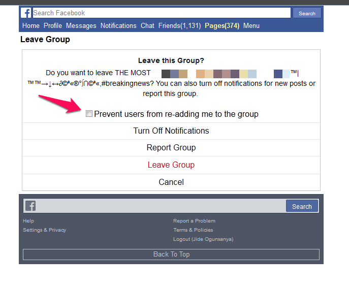 How To Remove Myself From Facebook Messenger Group nda.or.ug