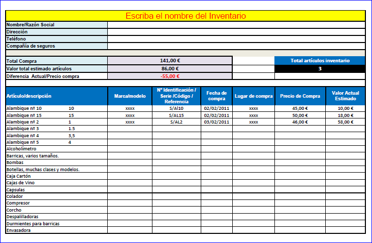 Modelo Inventario