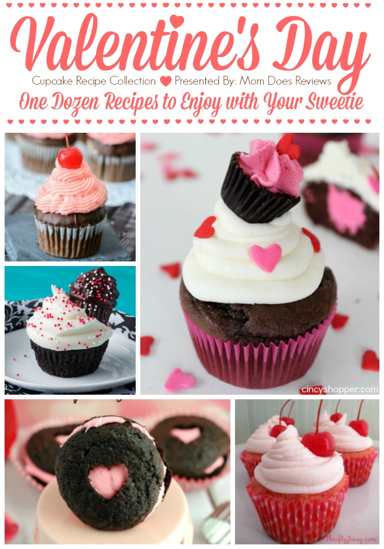 Valentine's Day Cupcake Recipe Collection by Mom Does Reviews