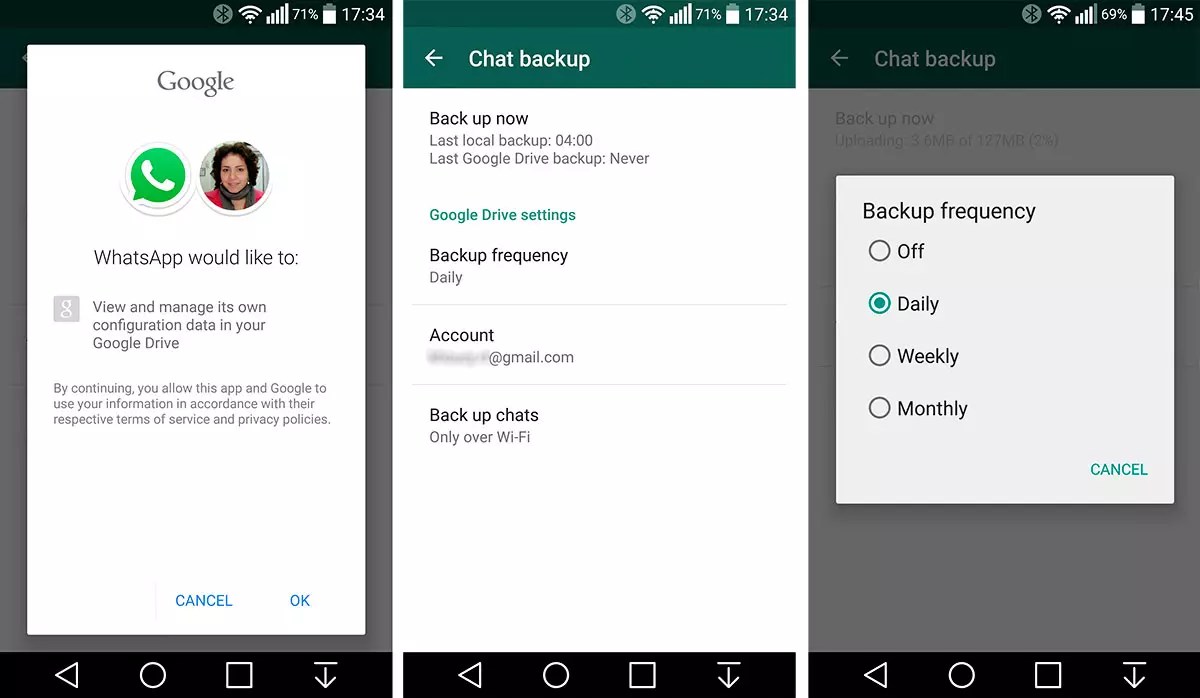 WhatsApp para Android ya deja hacer 'backups' de tus chats