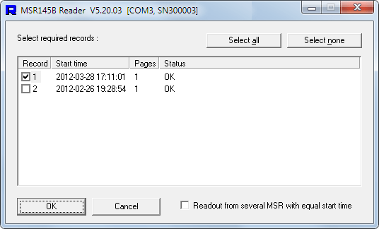 MSR Data Loggers PC Software for MSR Data Loggers