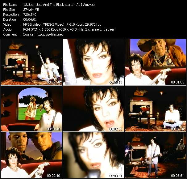 Joan Jett And The Blackhearts «As I Am» VOB File