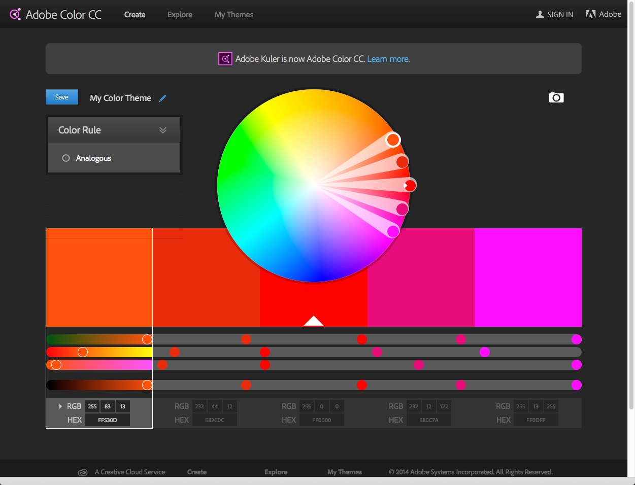 Find the right colors Using Adobe Color Free Web Tool & Mobile App for Creative Cloud Users 