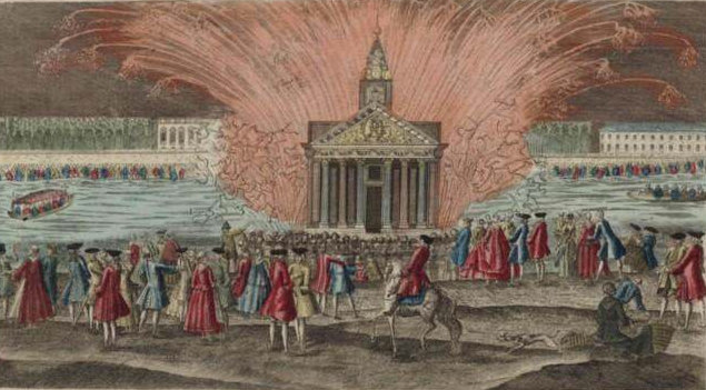 Newlyweds the Dauphin of France and Marie help