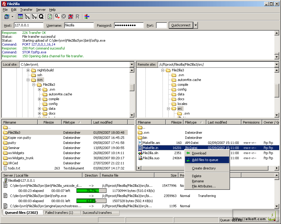 Free FTP Client and FTP Server for Windows NSI