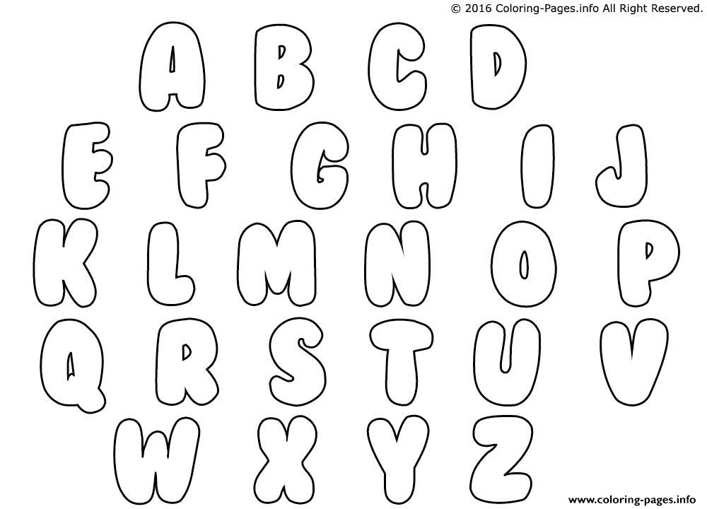 How can you draw bubble letters?
