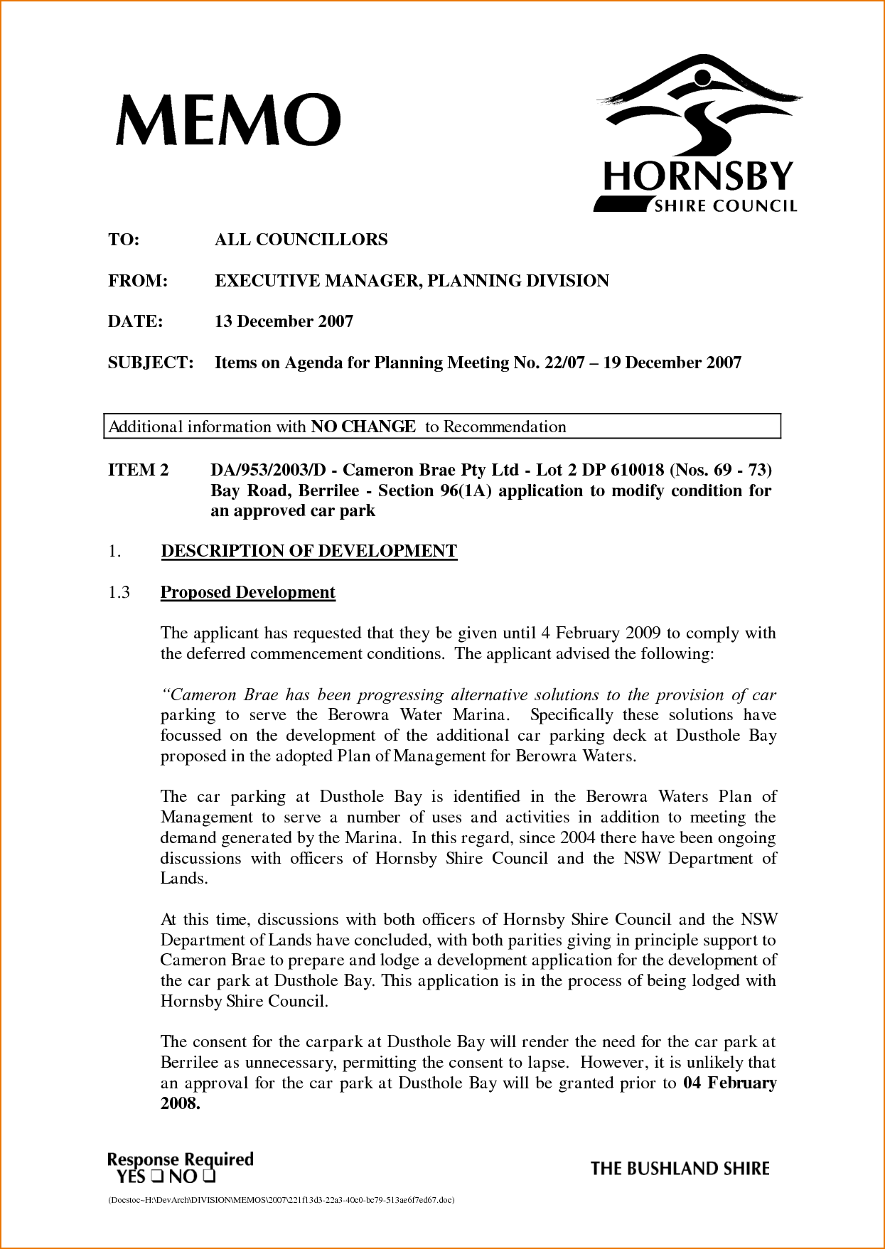 How is a business memo format written?