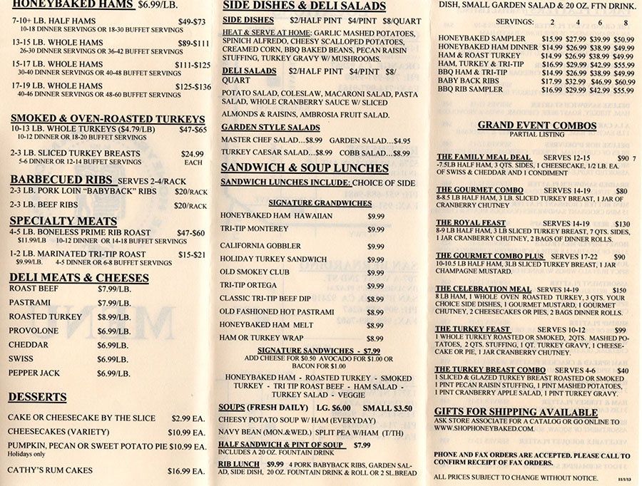 Honeybaked Ham San Bernardino OC Restaurant Guides