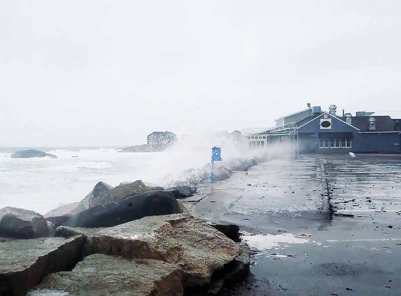VIDEO Winter Storm Riley Hits Ogunquit, Maine Ogunquit Barometer