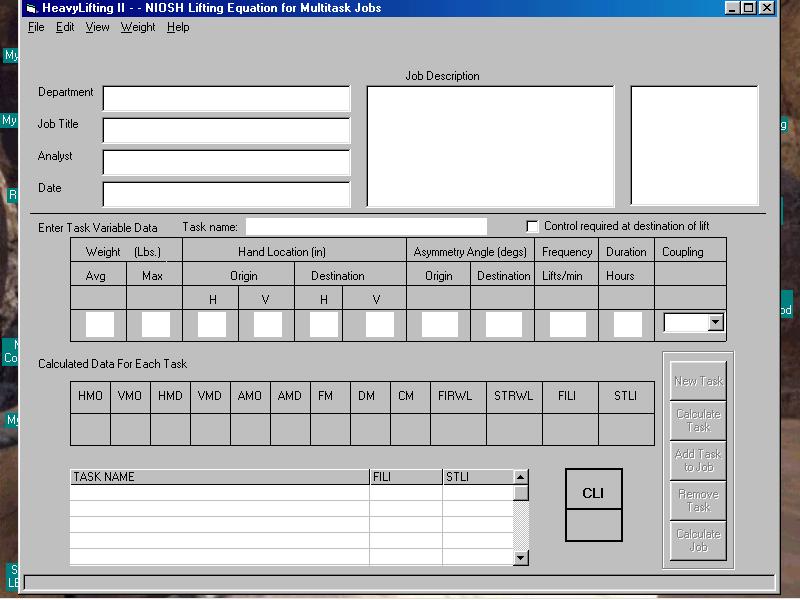 Occupational Health Logic HeavyLiftingII