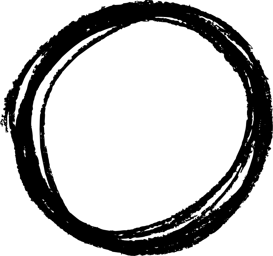 6 Circle Scribble Pencil (PNG Transparent)