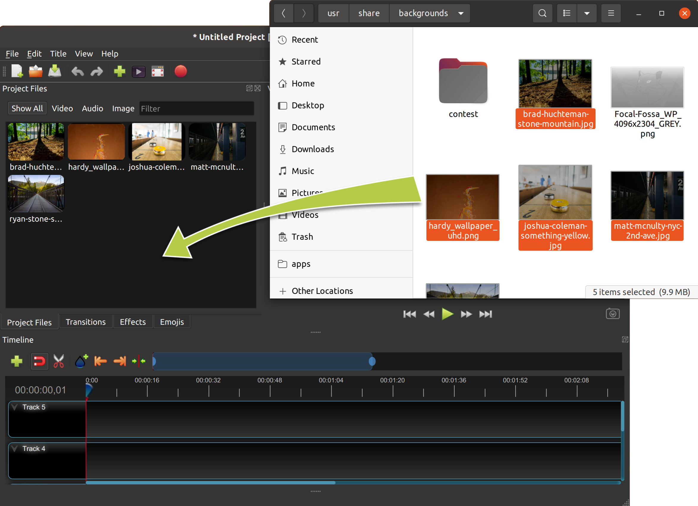 Quick Tutorial — OpenShot Video Editor 2.5.1dev2