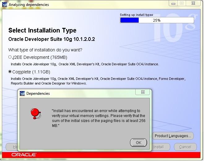 Install Oracle Developer Suite 10G Windows 7 punchfasr