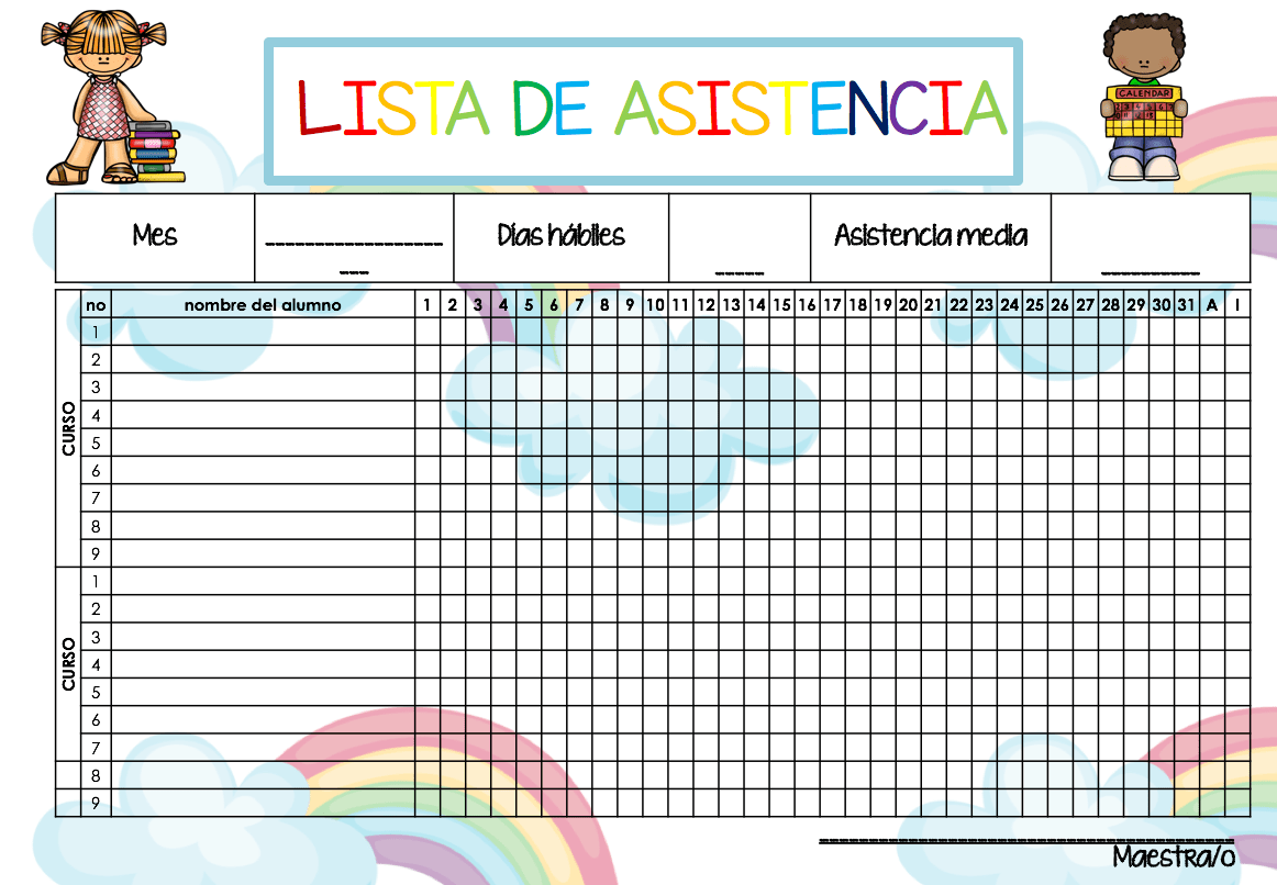 LISTAS DE ASISTENCIA2 Orientación Andújar Recursos