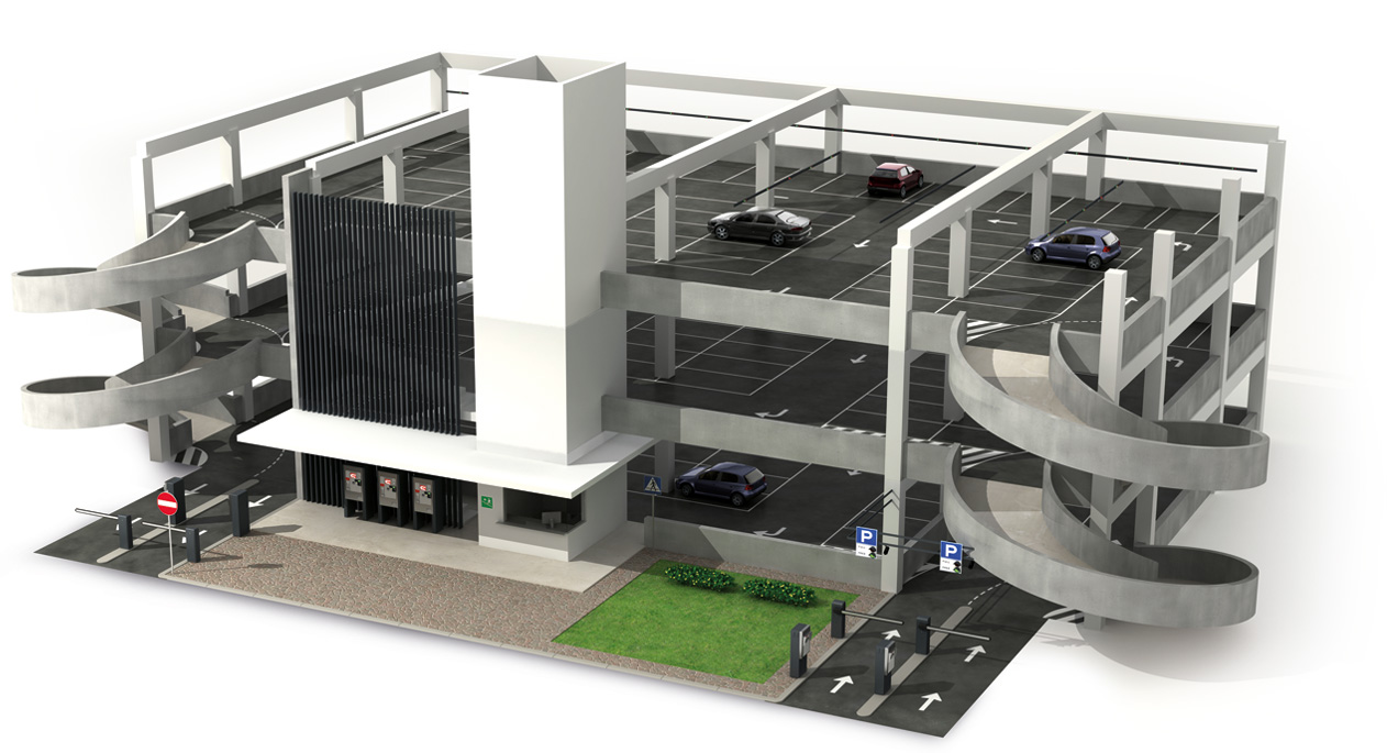 Multistorey parking lots, wide roads to ease traffic woes